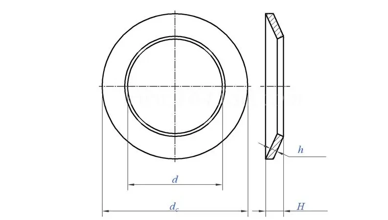 Conical spring washers for bolted connections DIN 6796 Conical spring washers for bolted connections DIN 6796